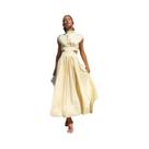 Vestido Elegante Sem Mangas Para Mulheres, Decote Redondo, Cor Sólida, Moda De Verão, Estilo De Rua,