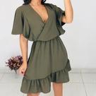 Vestido elegante verde