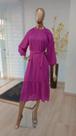 Vestido em cetim alfaiataria rosa pink tam. M munnah