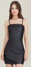 Vestido em fake leather