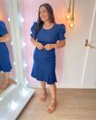 Vestido em jeans com elastano