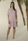 Vestido em malha curto cholet