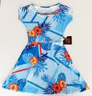 Vestido em malha estampas variadas