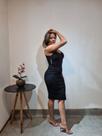 Vestido em Modal Tamanho 36 Preto