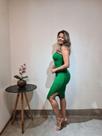 Vestido em Modal Tamanho 36 Verde