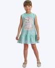 Vestido em Molecotton Gatinha Infantil Feminino Infanti 83695