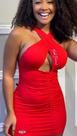 Vestido em poliamida tamanho único