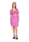 Vestido em Tecido Juvenil Gloss