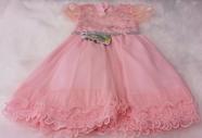 Vestido em tule rosa
