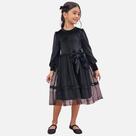 Vestido Em Veludo E Tule Infantil Menina Infanti 79674 Preto Vestido Em Veludo E Tule Infantil Menina Infanti 79674 Preto