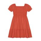 VESTIDO EM VISCOSE COM ELÁSTICO - ALAKAZOO - Cor VERMELHO CEREJA