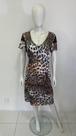 Vestido estampa de onça