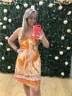 Vestido Estampado Beija - Flor