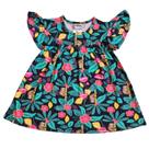 Vestido Estampado com Bicho Preguiça