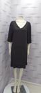 Vestido Estampado em poar viscose com decote v. Nas cores preta e roda tam 42à 48 Vestido Estampado em poar viscose com decote v. Nas cores preta e roda tam 42à 48