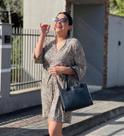 Vestido Estampado Feminino Chamise em Viscose Soltinho Casual e Confortavel