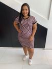 Vestido estampado plus G/GG