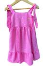 Vestido Estampado Poá Festa Luxo Menina Verão LessaKids 8648