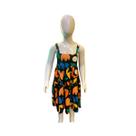 Vestido Fábula Malha Camuflores Preto Inverno
