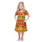 Vestido Fábula Malha Lenco Pe De Cacau Amarelo Inverno