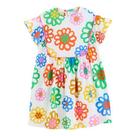 Vestido Fábula Malha Taua Flor Off White Verão