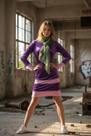 Vestido Fantasia Daphne Cosplay Scooby Doo