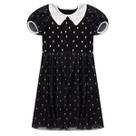 Vestido Fantasia Infantil Menina Wandinha Saia Tule Halloween - Bem Vestir