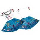 Vestido Fantasia Infantil Mirabel azul Encanto