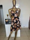 Vestido Fashion com Bojo Estampa Marrom - Veste 38/40