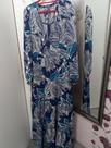 Vestido femenino longo froral