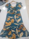 Vestido Feminino Adulto Viscolinho Estampado Tamanho G