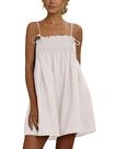 Vestido feminino AIHUKOCY sem mangas, decote quadrado, sem encosto, mini