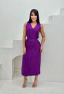 Vestido Feminino Alfaiataria Midi Transpassado 9702 Vestido Feminino Alfaiataria Midi Transpassado 9702