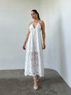 Vestido Feminino Algodão Longo Gripir Com Alça Afrodite