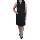 Vestido Feminino Averzzy Curto Linho Preto - 7001