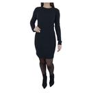 Vestido Feminino Babicat ML Canelado Mel Preto - B1839 Vestido Feminino Babicat ML Canelado Mel Preto - B1839