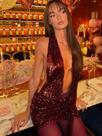 Vestido Feminino Brilhante Com Lantejoulas, Frente Única, Sem Costas, Sem Mangas, Decote V Profundo,