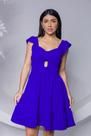 Vestido feminino com bojo, forrado e elastex nas costa no tecido duna para o verão