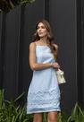 Vestido Feminino Curto Barra com Bordado Luxo Exclusivo