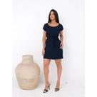Vestido Feminino Curto Confortável Dunas Leve Elegante Cinto