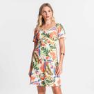 Vestido Feminino Curto Ribana Estampado Endless
