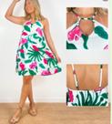 Vestido feminino curto viscose