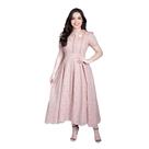 Vestido Feminino Daniela Em Lese Midi Com Detalhe Delicado