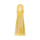 Vestido Feminino Elegante Com Estampa off the Shoulder KONDALA, Primavera Verão, Com Gola De Lenço,