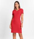 Vestido Feminino Em Ribana Canelada Rovitex Vermelho - Rovitex Básicos Vestido Feminino Em Ribana Canelada Rovitex Vermelho - Rovitex Básicos