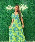 Vestido feminino estampado cor verde TAM M Vestido feminino estampado cor verde TAM M