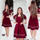 Vestido Feminino Evangélico Social Luxo Gode Rodado Barato