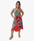 Vestido Feminino Indiano Longo Regata Plus Size -Cod.0120 Vestido Feminino Indiano Longo Regata Plus Size -Cod.0120