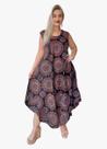 Vestido Feminino Indiano Regata Trapézio Plus Size-cod.106