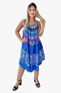 Vestido Feminino Indiano Regata Trapézio Plus Size-Cod.1339